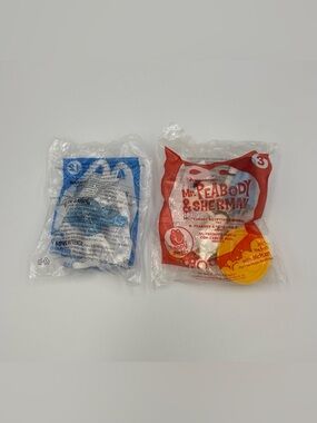 McDonald’s Happy Meal Toy Lot The Smurfs 2 Crazy Smurf + Mr Peabody and Sherman